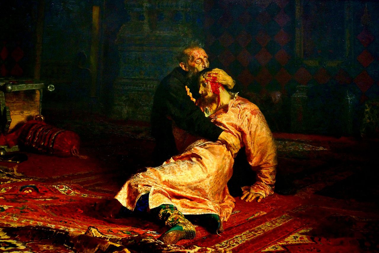 Картина Ильи Репина «Иван Грозный и сын его Иван 16 ноября 1581 года» снова подверглась нападению