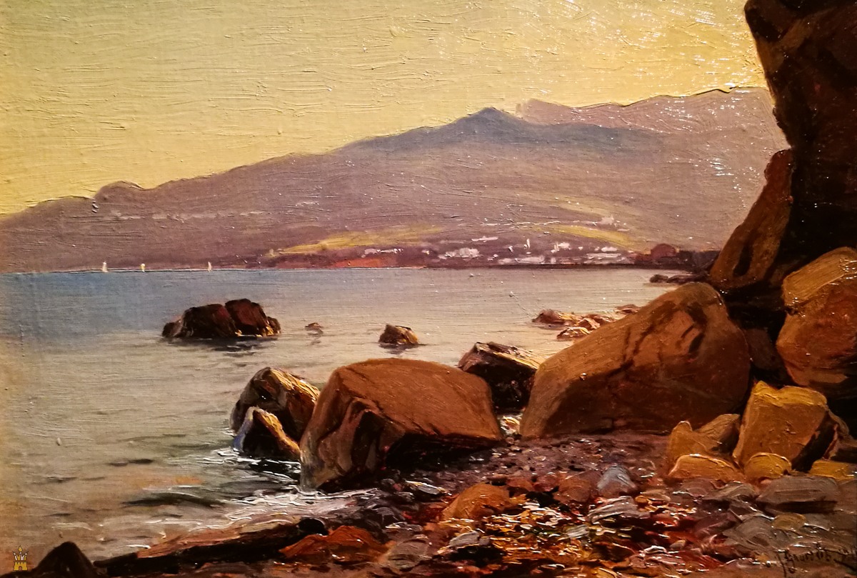 «Крым. Скалы у моря», 1910