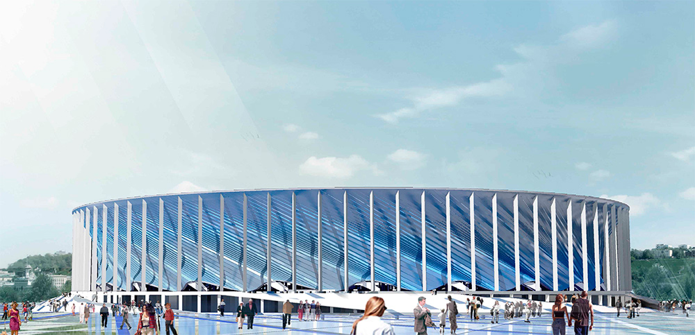 Проект стадиона в Нижнем Новгороде