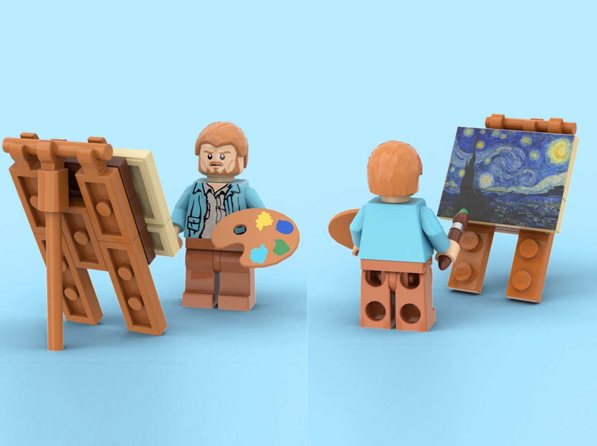 LEGO набор Винсента Ван Гога «Звёздная ночь»