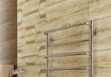 Установка электрического полотенцесушителя Лесенка