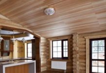 Варианты внутренней отделки дома из бруса