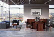 Нейтральный офисный интерьер