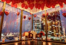 Романтическое свидание в Москва-Сити