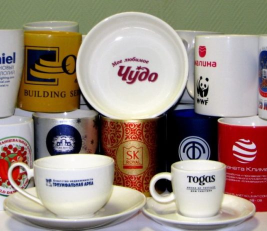 Деколь: самое надежное нанесения логотипа на посуду