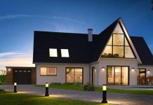 Уличное освещение дома — виды, интересные идеи