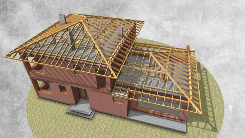 Строительство крыши частного дома: разновидности конструкций