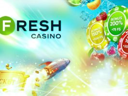 Fresh Casino : бонусы за регистрацию