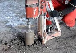 Технология алмазного бурения бетона