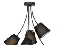 Черные люстры: применение в современном интерьере