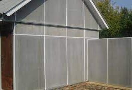 Где применяется плоский шифер в строительстве?