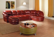 Как правильно подобрать кожаный модульный диван в гостиную?