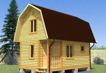 Баня из бруса: особенности материала