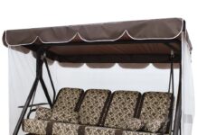 Садовые качели для комфортного отдыха