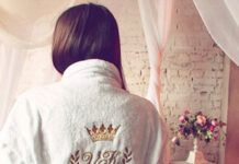 Халат с вышивкой: оригинальный подарок на день рождения