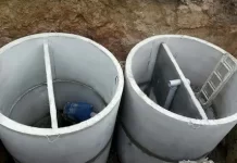 Септик из бетонных колец с переливом: особенности конструкции и монтажа