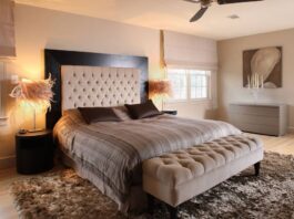 Двуспальные кровати с высоким изножьем – модный тренд и практичное решение для вашей спальни