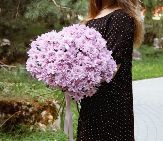 Нежный букет из 15 розовых хризантем: идеальное сочетание для любого случая