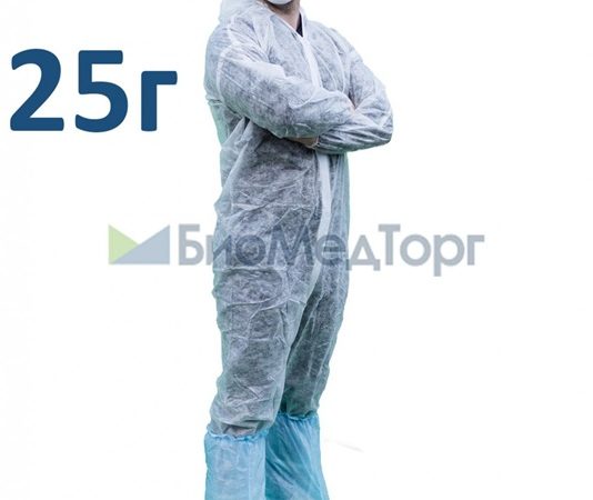 Комбинезон защитный одноразовый ламинированный спанбонд Каспер: характеристики